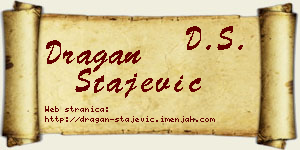 Dragan Stajević vizit kartica